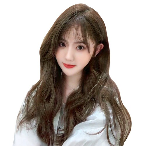 Wig full headband big wave air bangs fashionable temperament Lolita internet celebrity same style long hair COS wig for women