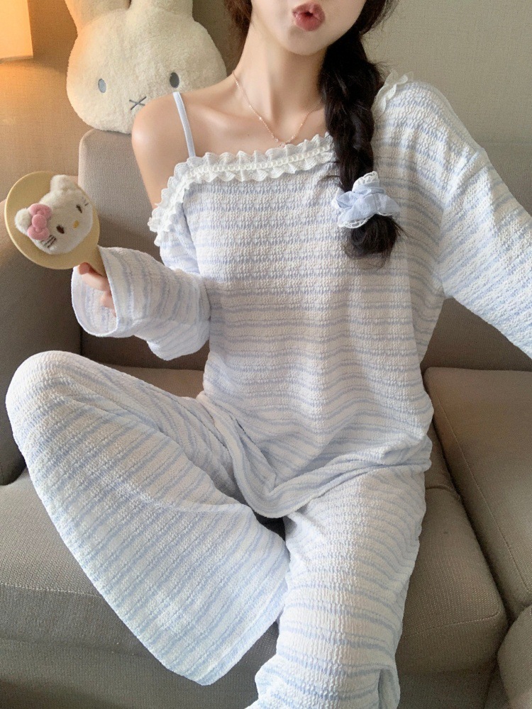 YM-25808#블루 [가슴 패드 없음]