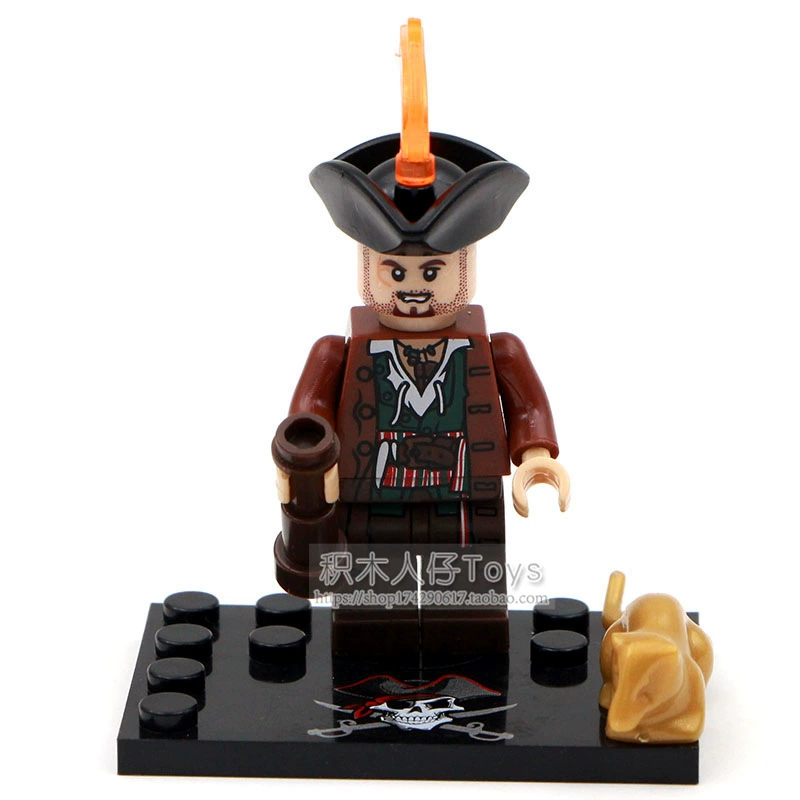 Пираты Карибского моря Дэвид Джонс Джек Элиза Baying KSZ515 518 Совместимо с Lego