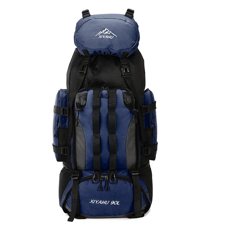New Outdoor Hiking and Mountaineering Bag 90L Large Capacity Backpack for Men and Women, Casual Travel Water-Repellent Camping Backpack