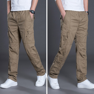 Ebay men's plus size pants foreign trade casual plus size pants fat guy thin pants straight overalls wholesale