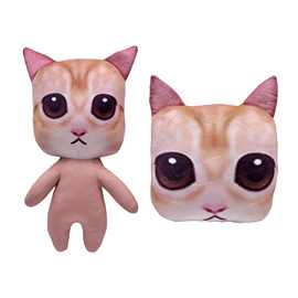 跨境新品el gato cat plush 可爱仿真猫咪毛绒玩偶公仔来图来样