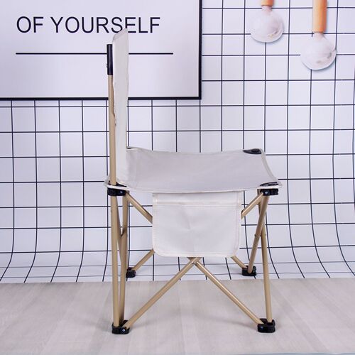 Camping Outdoor Folding Chair Folding Stool Portable Fishing Chair Art Sketching Bench Spring Outing Chair Logo Printable