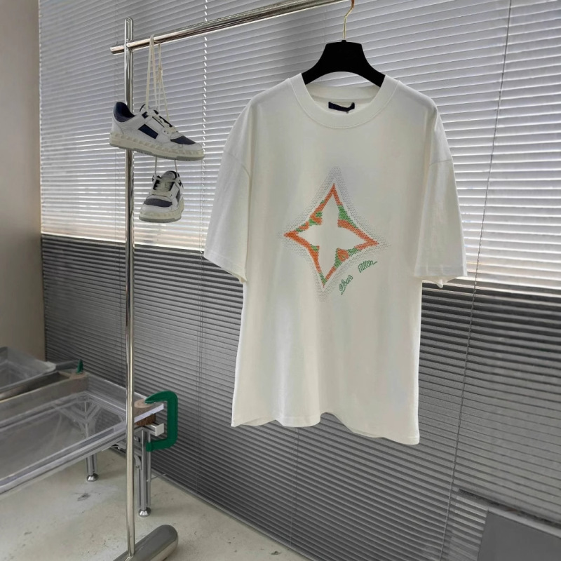 正しい高バージョンロバのTシャツ夏の新しいネットセレブバージョン3Dファントム四つ葉のクローバー花柄男女同型半袖|undefined