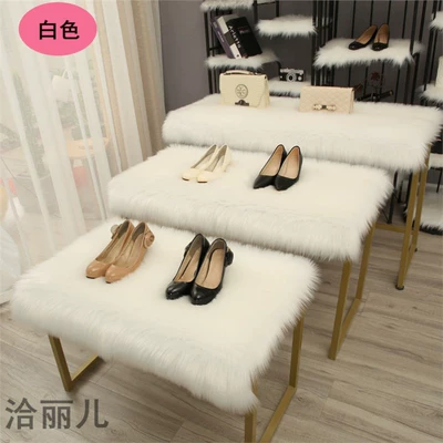 2024 New Window Display Beautiful Flowing Table Bedside Chinese Carpet Summer and Winter Style Pure Handmade Blanket Cat (Car Carpet) - white-customized-customization