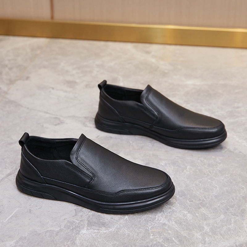 Men's comfortable breathable casual leather shoes_voghion.com