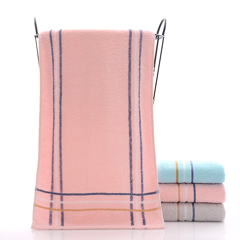 Toalhas de rosto de algodão absorvente macias para casal_voghion.com