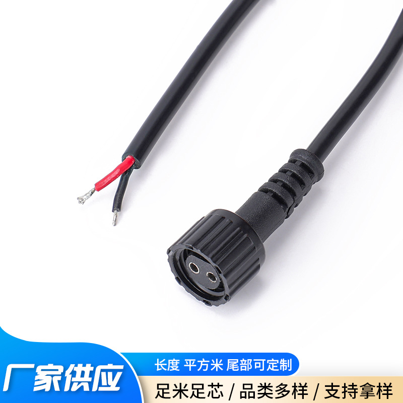 电源线厂家 户外灯具连接线 双芯电源线连接线