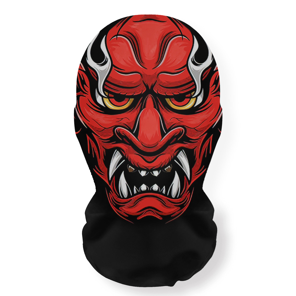 Cross-border Halloween Skull Series props parodia máscaras cubierta de cabeza nuevos productos spot todo el rostro protector solar extraño