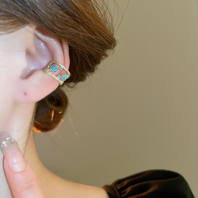 Pinzas para la oreja de mariposa multicapa de sensación de alta calidad estilo ins 2024 nuevas pinzas para la oreja sin agujeros para la oreja