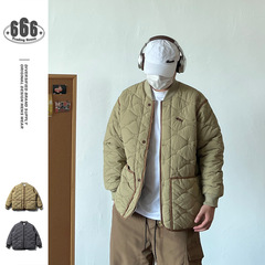 BUILTTOLAST日系复古葫芦格冬季棉服男面包服加厚保暖工装外套M56