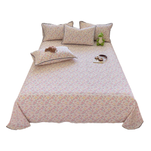 ✅ French Double-Layer Gauze Lace Bed Bed Sheets Single Piece 2025 New Non-Cotton Student Dormitory Quilt Pillowcase Three Pieces