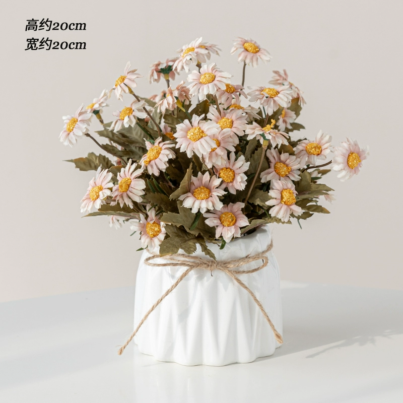 Nordic simulation flower decorative flower decorative flower room fake flowers fake flower plastic flower dining table flower bionic bionic flower bleaching flowers