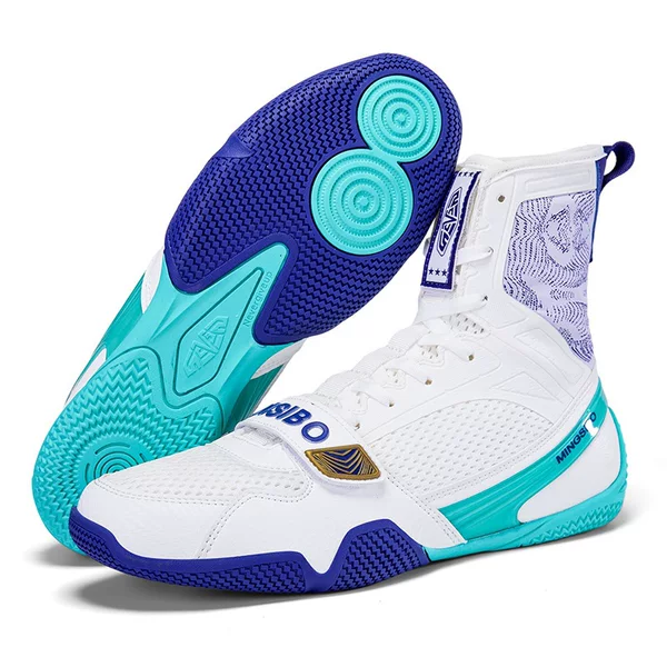 Professional Boxing Shoes for Men, Adult Fighting Training Shoes, Women's Indoor Gym Fighting Competition Wrestling Shoes