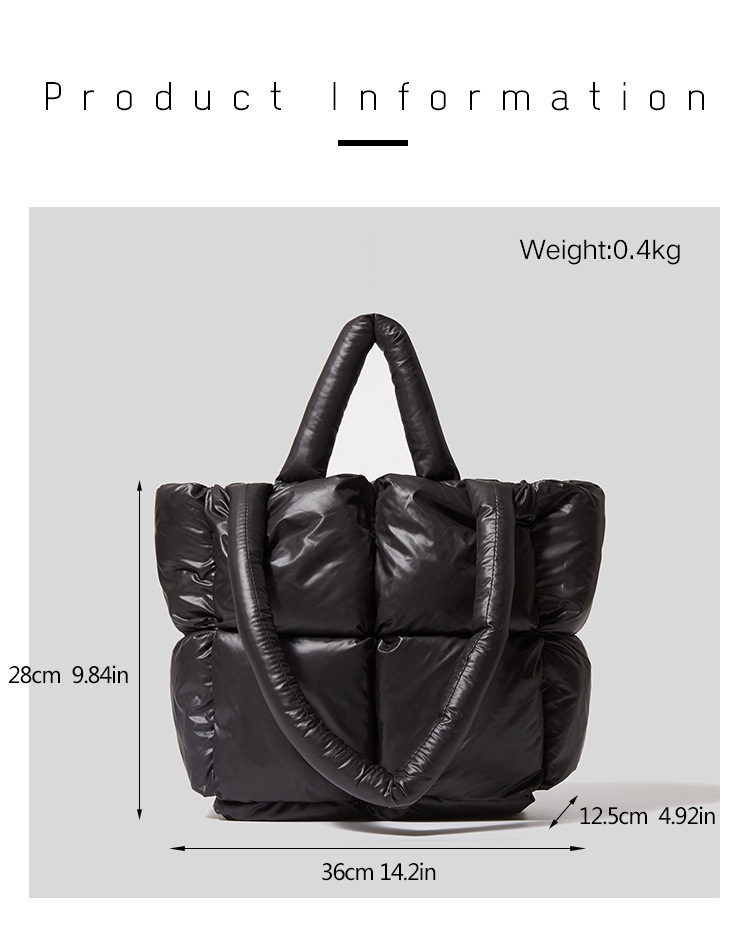 Down Cotton Handbag 1