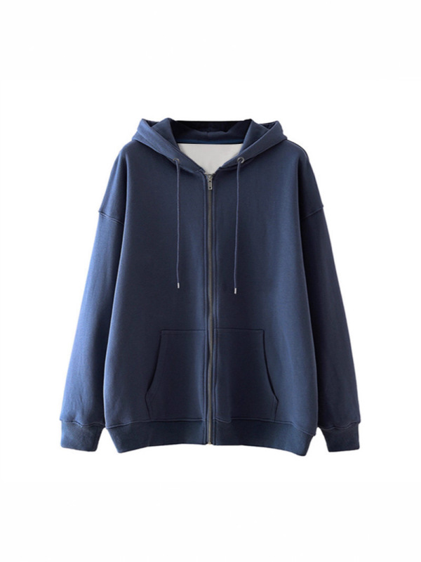 开衫卫衣定制秋冬加绒拉链帽衫工作服活动团建服饰广告衫订做跨境|undefined