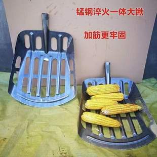 Hardware thickened manganese steel shovel dung shovel shovel shovel mixing feed shovel Sanitation garbage shovel shovel hollow corn fork