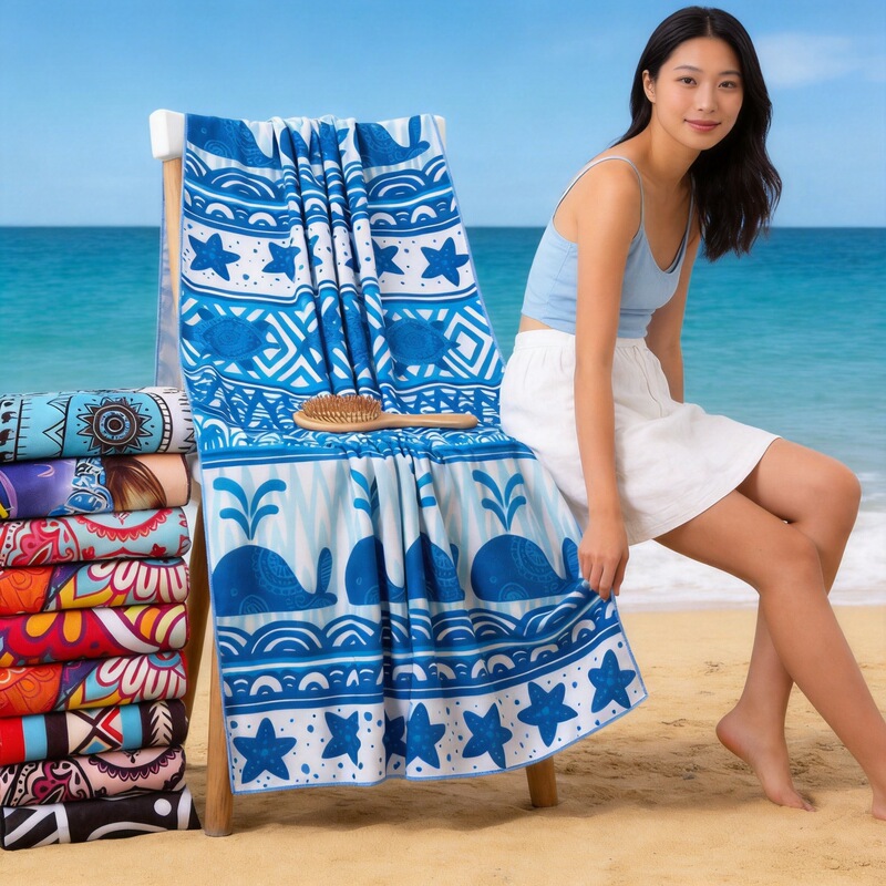 Cross-Border Microfiber Printed Beach Towel Fitness Swimming Home Cross-Border Absorbent Beach Special Bath Towel Sports Towel Cross-Border Microfiber Printed Beach Towel Fitness Swimming Home Cross-Border Absorbent Beach Special Bath Towel Sports Towel
