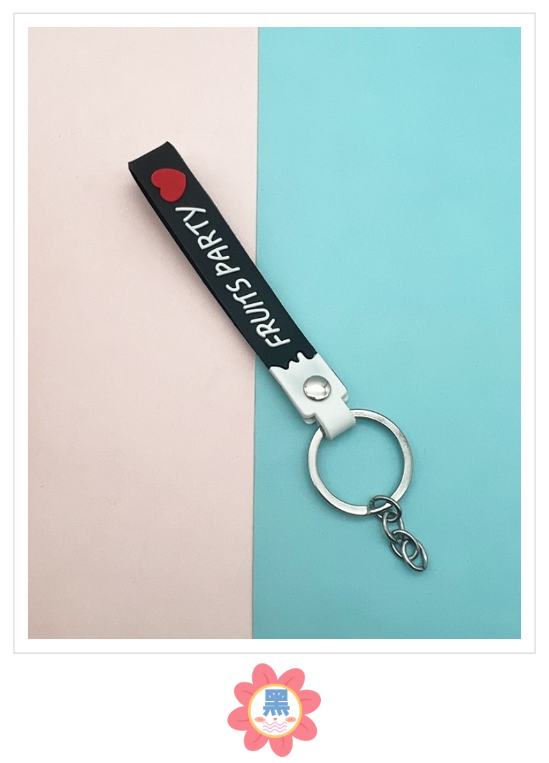 Bag Pendant, Keychain Classification Fashion Letter Soft Glue Women's Bag Pendant Keychain 1 Piece