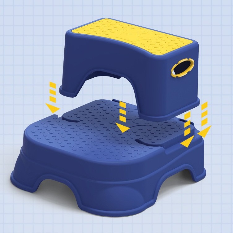 Taburete para niños, taburete para bebés, taburete pequeño para lavarse las manos, pasos para lavarse la cara, taburete para pies antideslizante, taburete de pie image 3