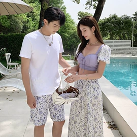 比基尼;连体泳衣;三件套泳装