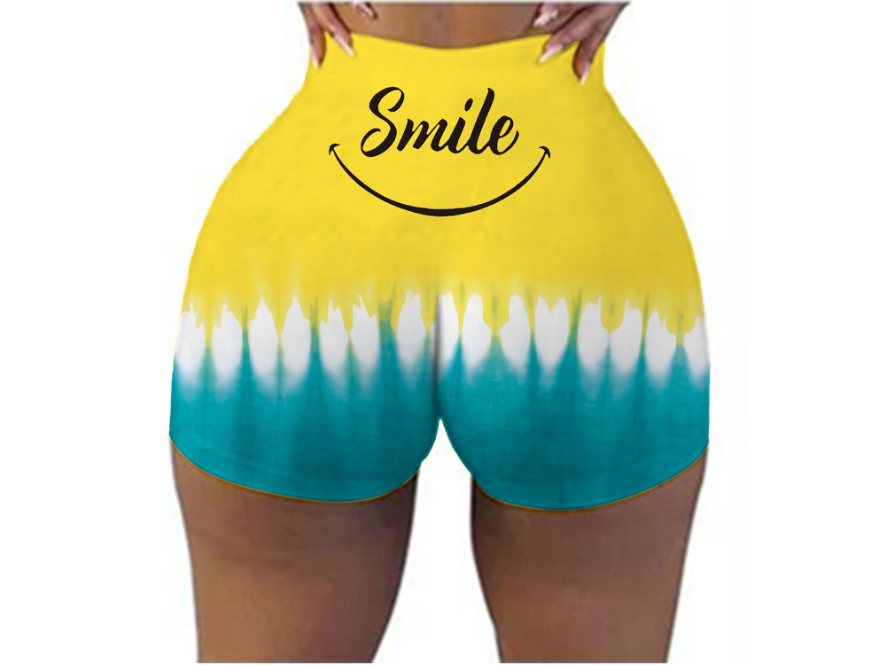 Pantalones cortos de cadera deportivos casuales de camuflaje con estampado digital europeo y americano, las mujeres pueden pedir una pieza