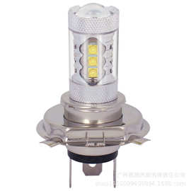 汽车led车灯H4 80W 前雾灯H4 led车灯 3535 CREE雾灯大功率灯泡