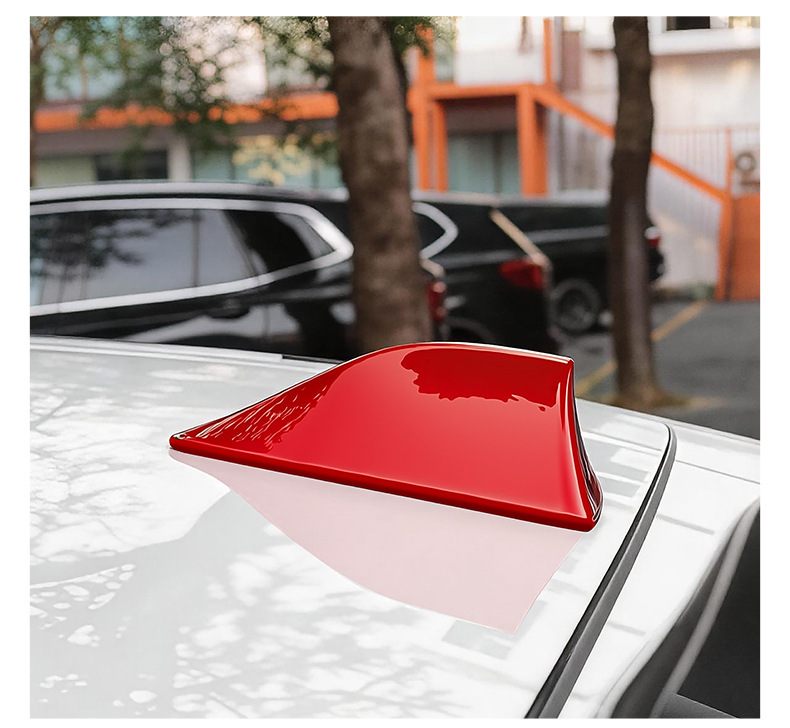 Cross-Border Hot-Selling Universal Car Shark Fin Antenna Roof Decoration, No-Drill Installation, Built-In Chip, Direct Sales from the Manufacturer