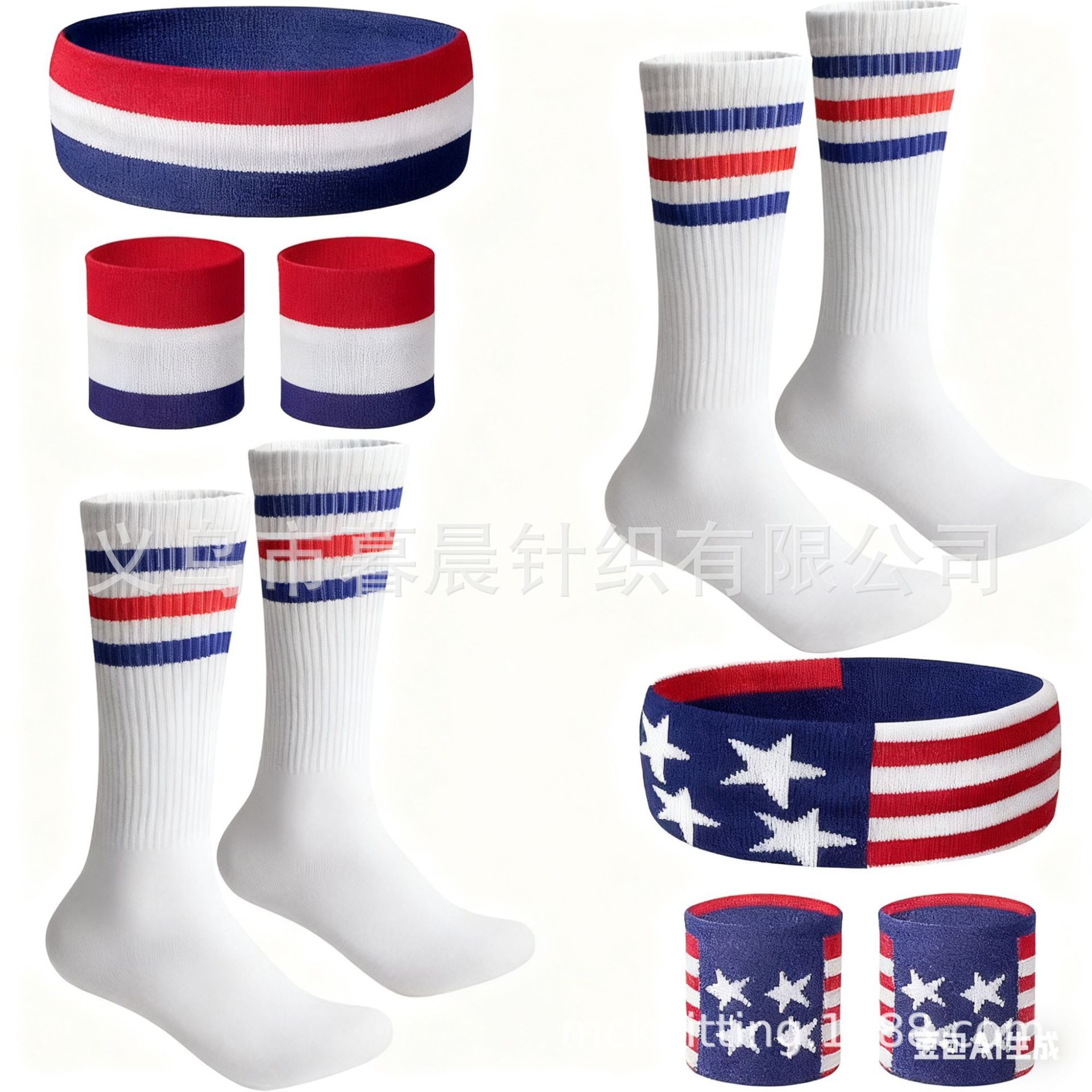 2026美加墨世界杯主题袜子美国加拿大墨西哥德国法国巴西国旗袜子