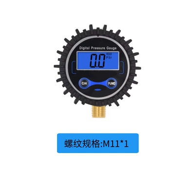 Car tire pressure gauge head, tire Air pressure gauge/tire pressure gauge - blue-label-blue-screen-threaded-m111