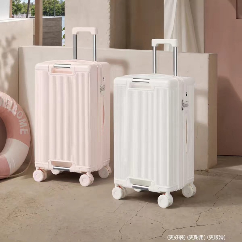 Marka Aynı Model Büyük Kapasiteli Bavul Patlamaya Dayanıklı Fermuar Sessiz Döner Tekerlekler Seyahat Çantası Çok Fonksiyonlu Çizilmaya Dayanıklı Teleskopik Kulplu Bavul