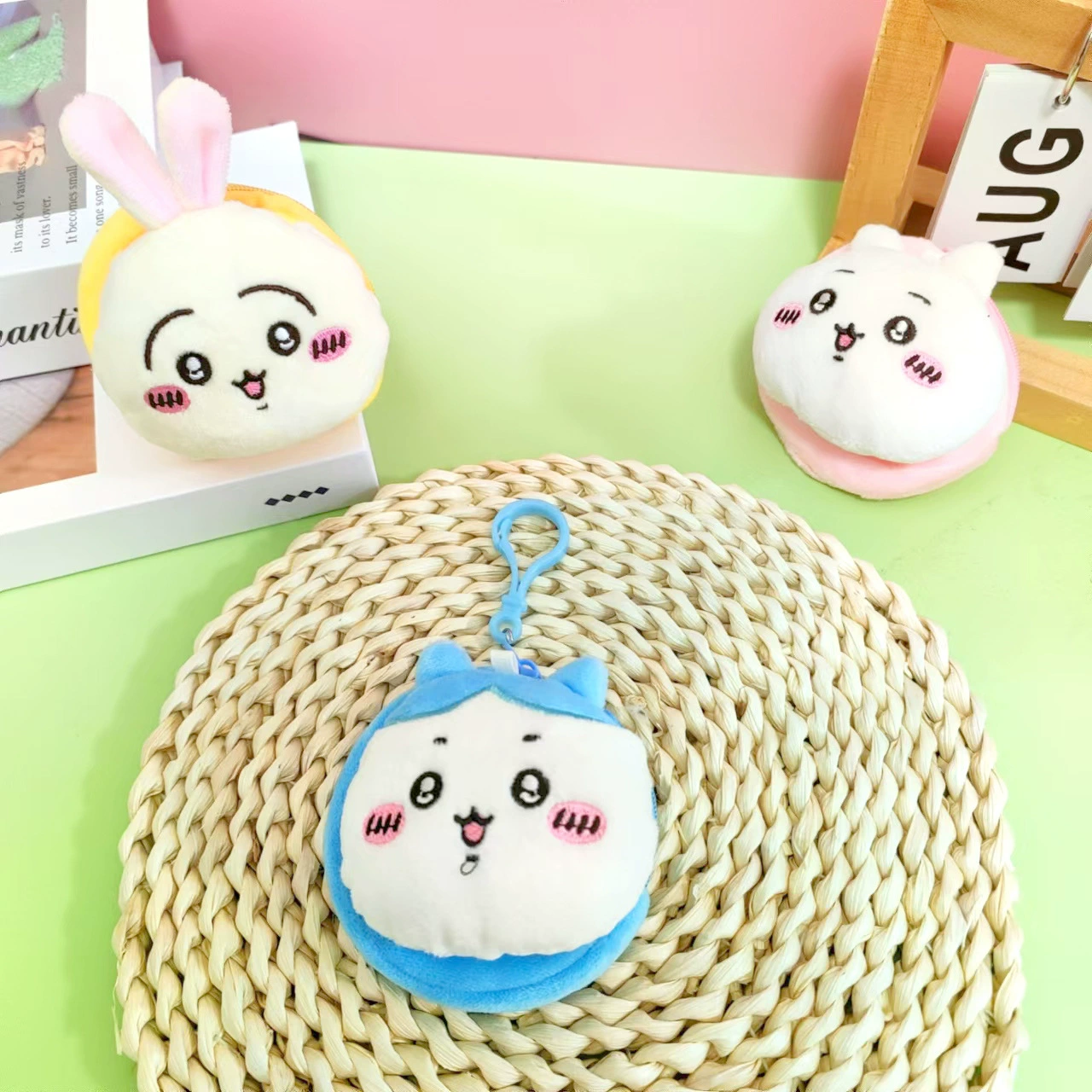 Кошелек, маленькая сумка, мультяшный подвес, плюшевая игрушка, кукла, брелок