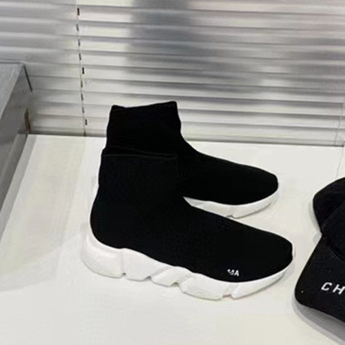 Spring and Autumn New Men and Women High-top Socks Shoes Flat Fashion Trend Elastic Thick-soled Couple Casual Sports Shoes
