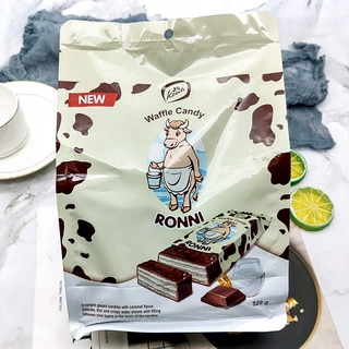 袋装大牛威化俄罗斯进口威化konti康吉巧克力休闲零食糖果528g