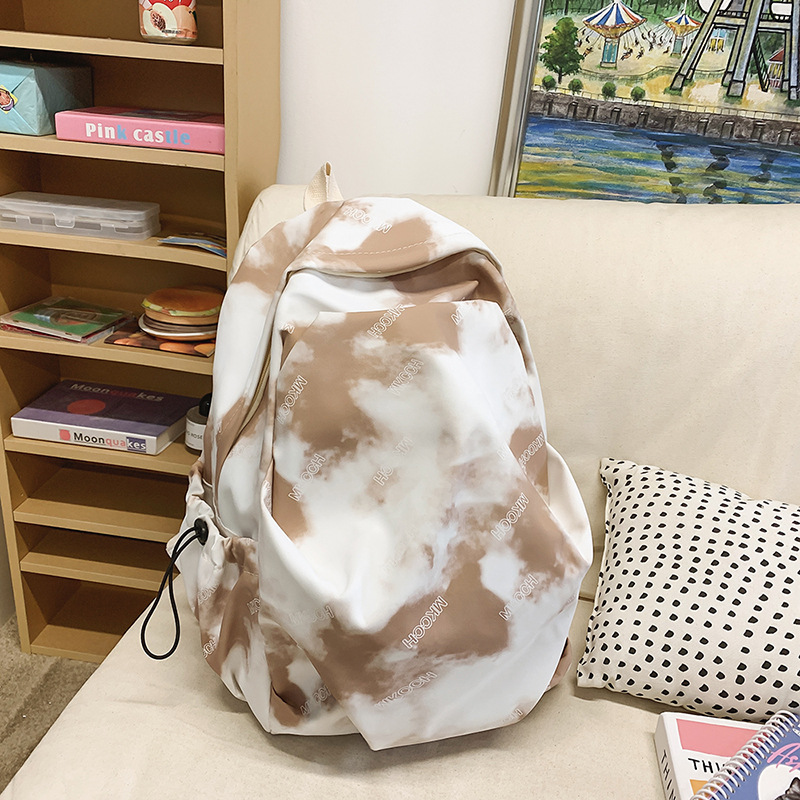 Tendencia de gran capacidad, bolsos impermeables personalizados, ocio y ocio, mochilas de clase para estudiantes, bolsos de cercanías simples y ligeros