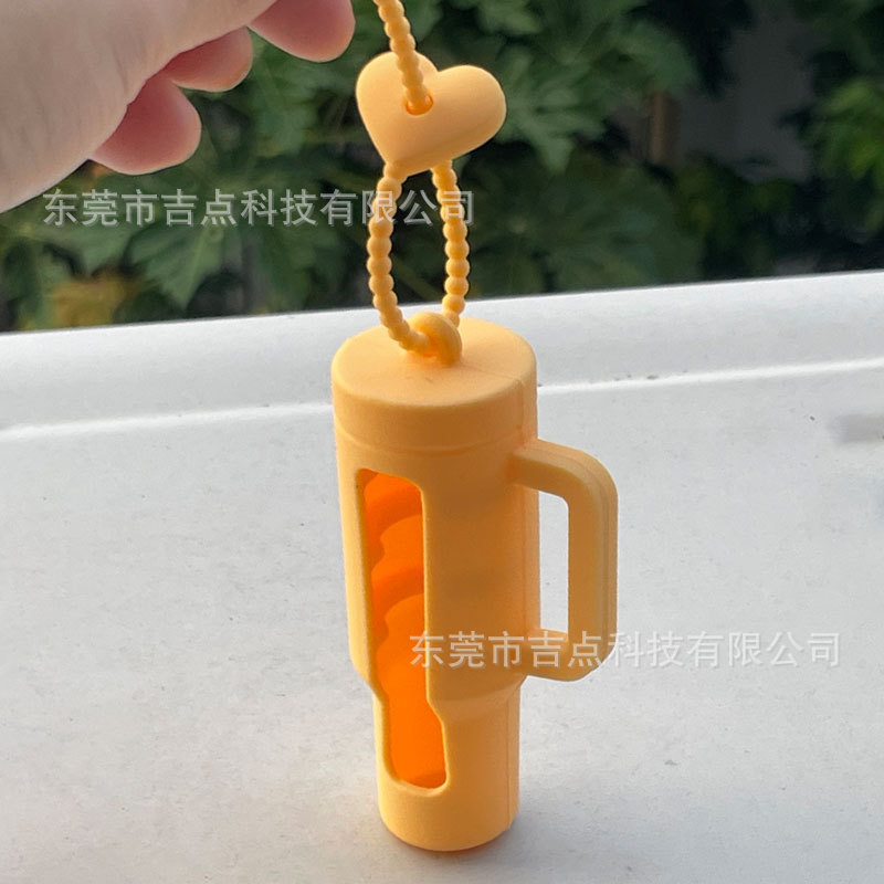 跨境口红硅胶套保护套食品级创意造型硅胶唇膏套防摔便携保护壳|undefined