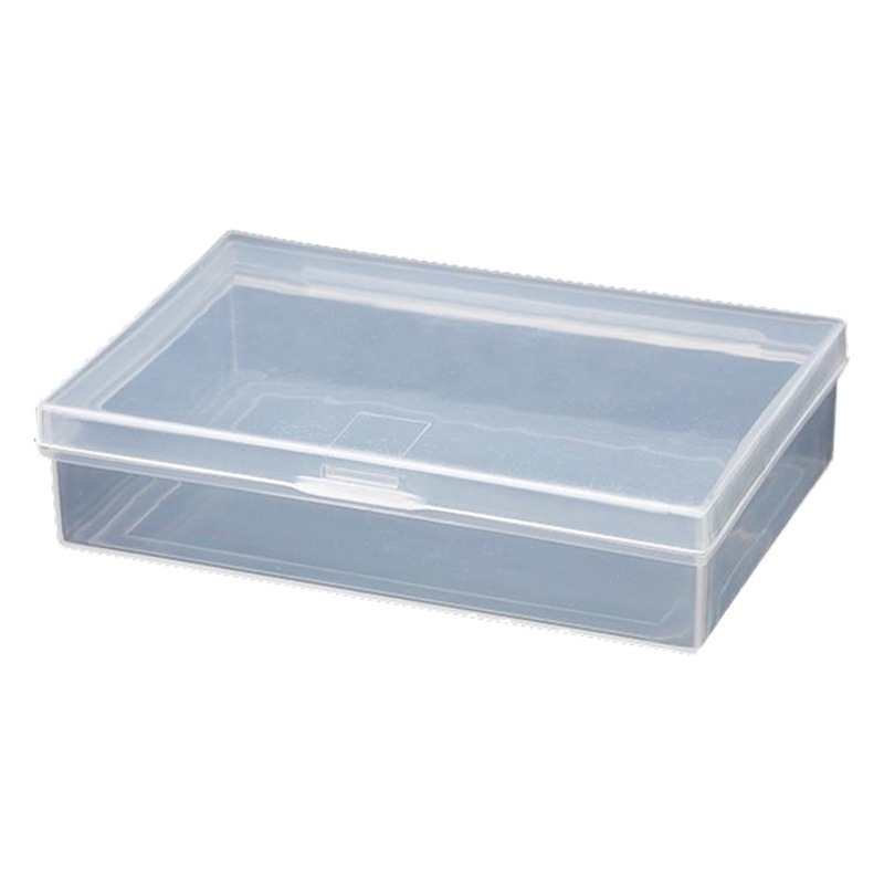 Los fabricantes de P9 suministran caja de póquer caja de plástico rectangular caja de piezas de hardware transparente embalaje del producto pequeña caja de plástico PP