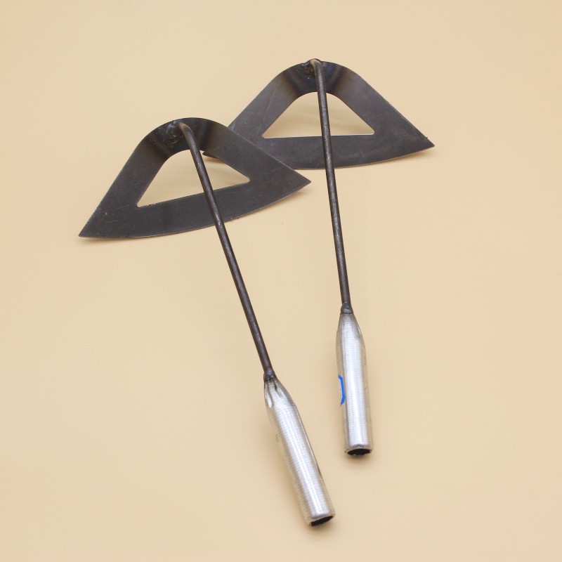 锄头家用多用途小锄头园林锄草铁把草锄头空心弧形小锄头农具批发