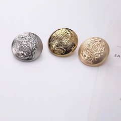 青衿弧面雙獅金屬手縫扣英倫小香風簡約扣子西裝外套風衣裝飾扣