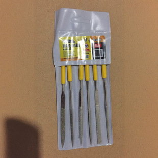 Diamond File Flat/Square/Triangular/Diamond Round File 3/4/5mm Titanium-Plated Emery Assorted File Batch Polishing