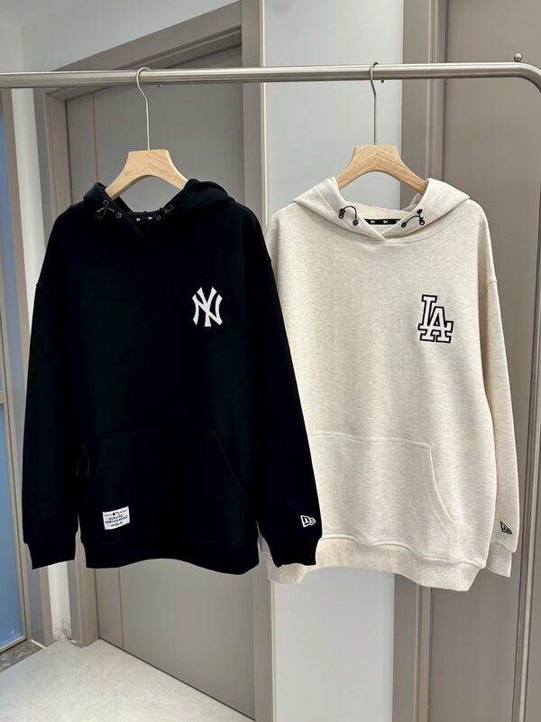 新款韩版卫衣潮牌男女同款休闲宽松大码情侣连帽卫衣东大门批发|undefined