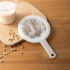 Soy milk filter, fruit juice filter bag, household baby food supplement, ultra-fine mesh gauze flour sieve