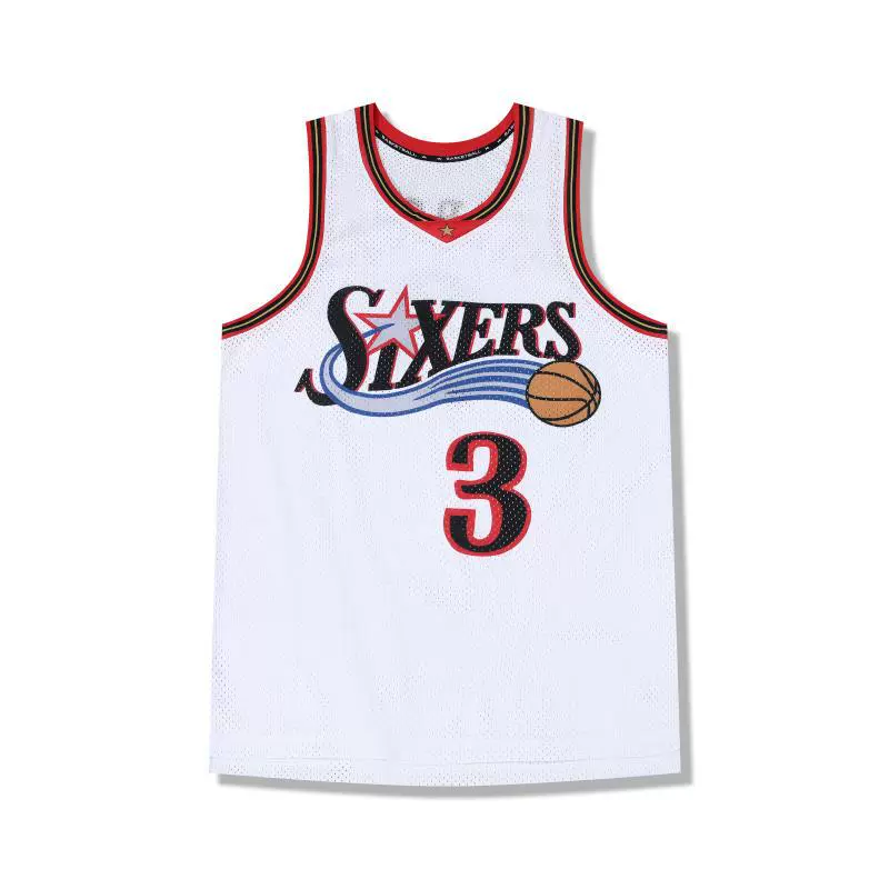 Футболка с номером 76ers №3 / Lakers №34 O'Neal / №24 Kobe, ретро баскетбольная майка для тренировок