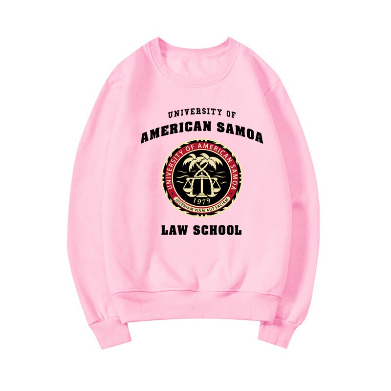 University of American Samoa School of Law Sweatshirt Crewneck Men's and Women's Pullover Fashion Sweatshirt