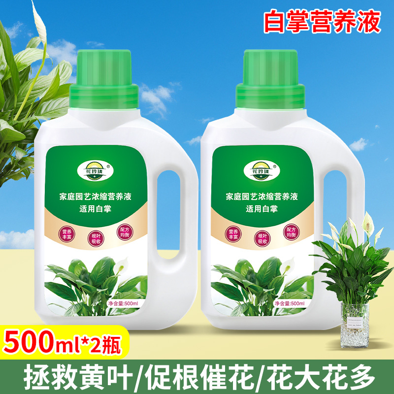 Special nutrient solution for white palms 500ml*2 bottles