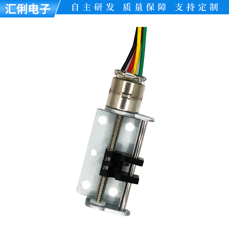 3.3v-5v直径8mmスクリューステッピングモータプラスチックスライド直線運動2相4線マイクロステッピングモータ|undefined