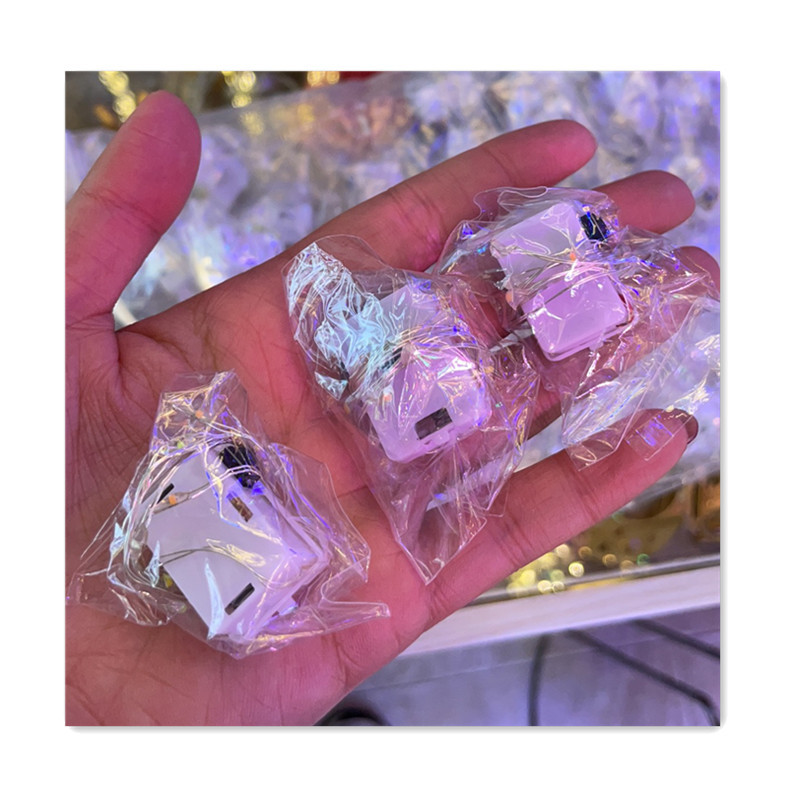 Cadena de luz led pequeña luz alambre de cobre luz vacaciones decoración colorido luz flor regalo pastel botón luz atmósfera ramo luz