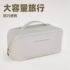 PU 枕化粧品バッグポータブル旅行大容量トイレタリーバッグデスクトップ化粧品包装収納袋卸売