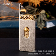 佐罗新款火柴盒一键弹射点火煤油打火机创意个性厂家直销网红代发