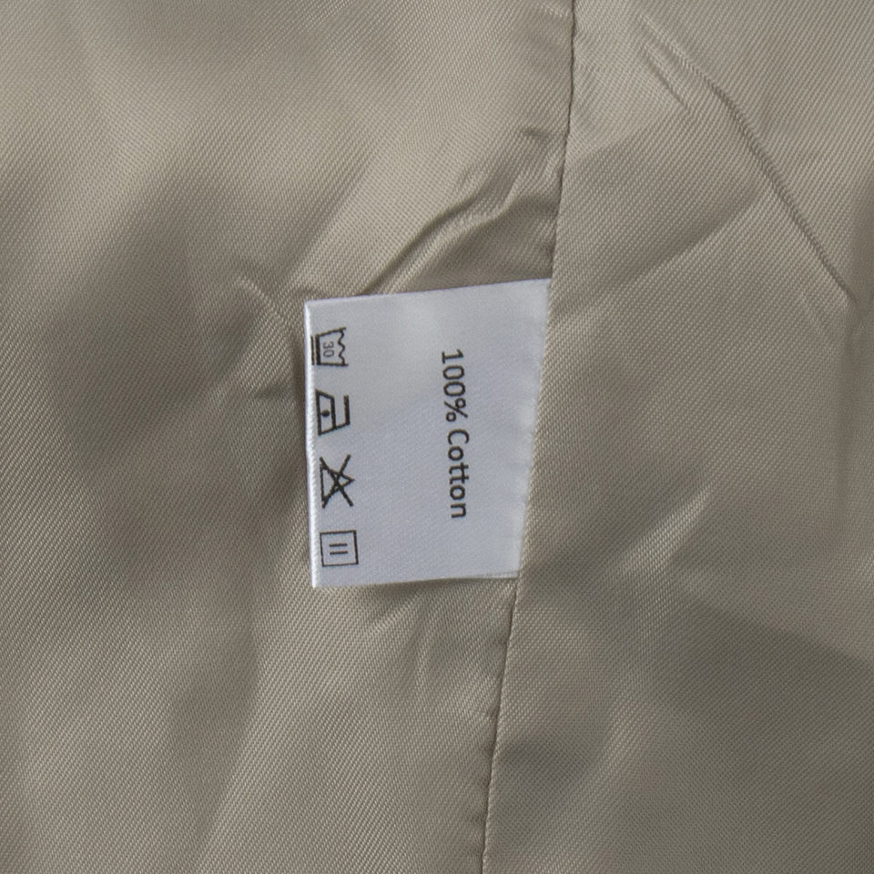 Áo khoác trench coat nữ dáng dài phong cách Âu Mỹ, chất liệu cotton, form rộng có dây thắt eo — Màu kaki, màu xám chi tiết 24